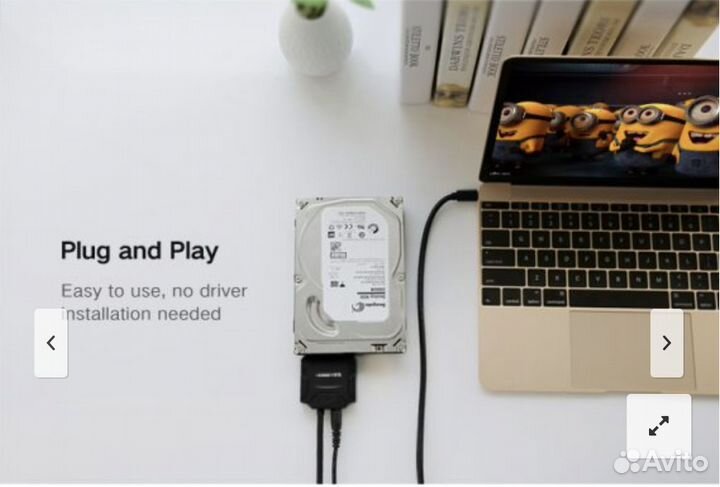 Ugreen адаптер USB Type-C 3.0 SATA / IDE