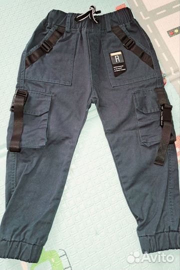 Детская рубашка, брюки-джокеры, джинсы на 3-4 года