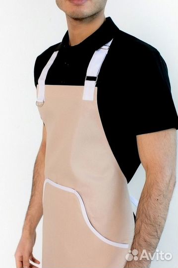 Китель поварской мужской черный