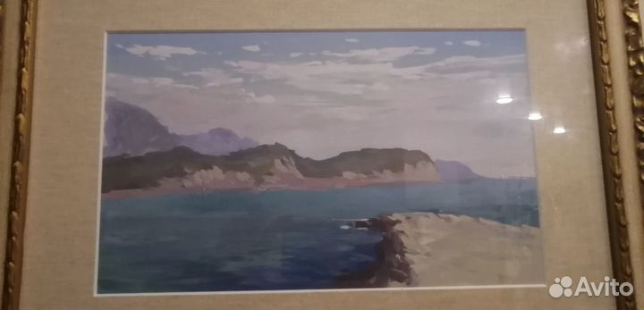 Картина в деревянной раме