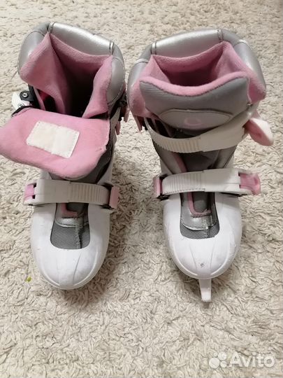 Коньки ролики 2 в 1 раздвижные