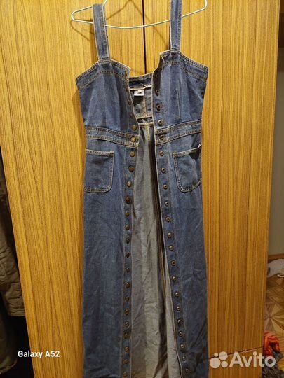 Джинсовое платье сарафан