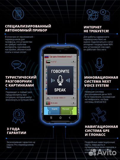 Электронный голосовой переводчик Revolution X69K