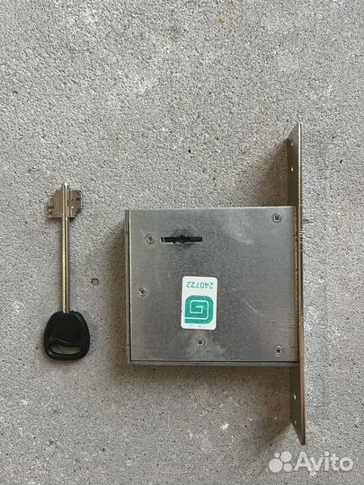 Замок врезной Гардиан-3001, цвет хром