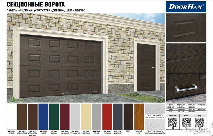 Панели для ворот DoorHan
