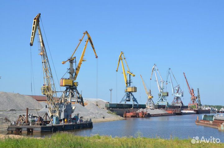 Песок Речной из порта