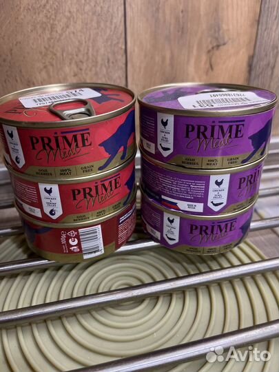 Корм для кошек prime meat