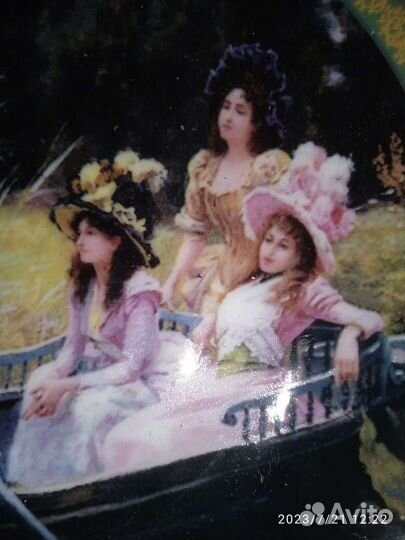 Чайное блюдце с ложечкой Англия