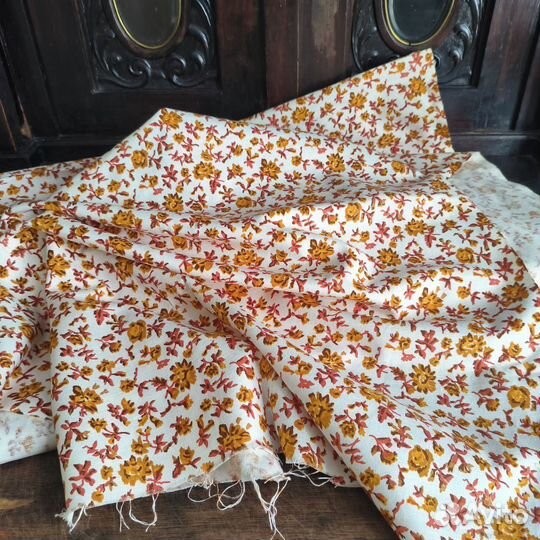 Отрез ткани лен СССР 8,5 м