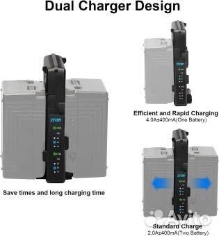 Зарядное устройство zitay для v-mount USB-C