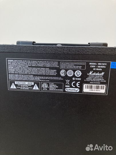 Усилитель Marshall MG15FX