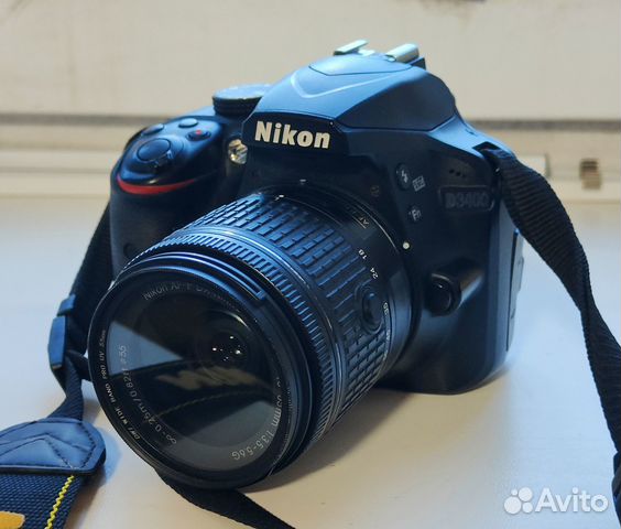 Nikon d 3400 kit 18-55 mm объявление продам