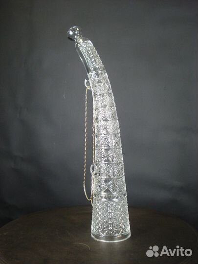 Винтажный большой хрустальный Рог изобилия- 46,5 с