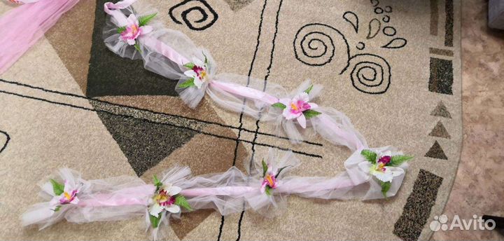 Свадебные ленты на машину