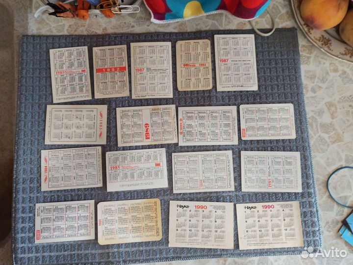 Календарики СССР