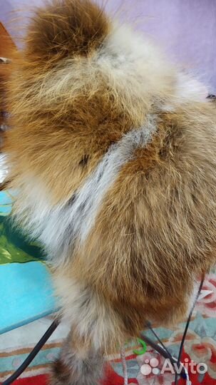 Зимнюю лисью новую шапку ушанку