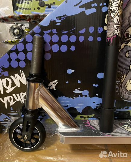 Трюковой самокат Металл Новый