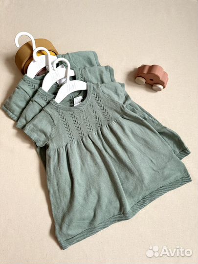 Платье вязаное H&M 68,74