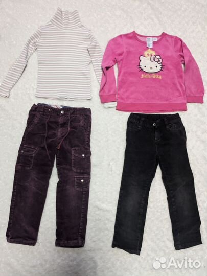 Вещи пакетом для девочки 110