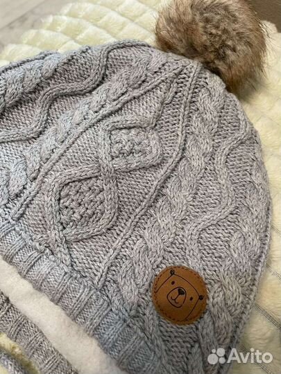 Комплект шапка варежки H&M