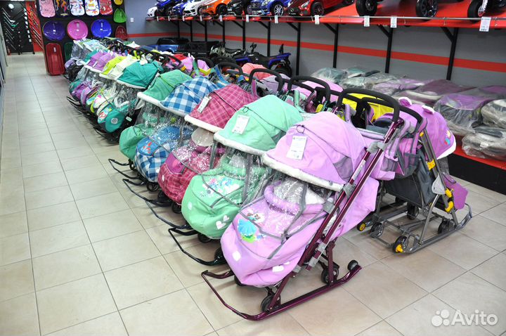 Детские санки коляска ника Nika