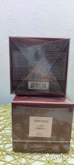 Свеча Tom Ford lost chery