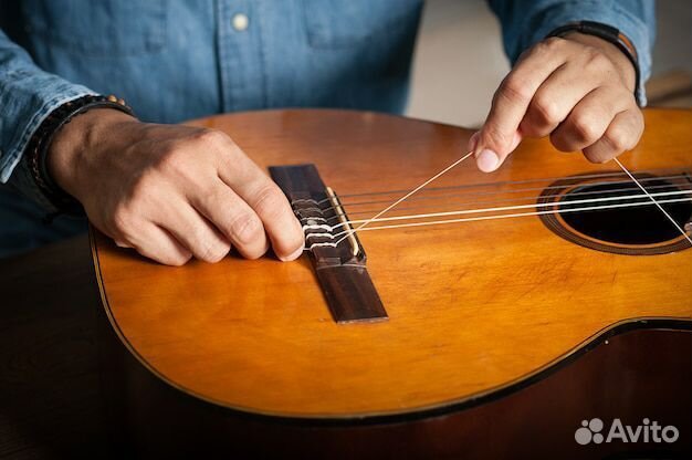 Установка струн, настройка и обслуживание гитар
