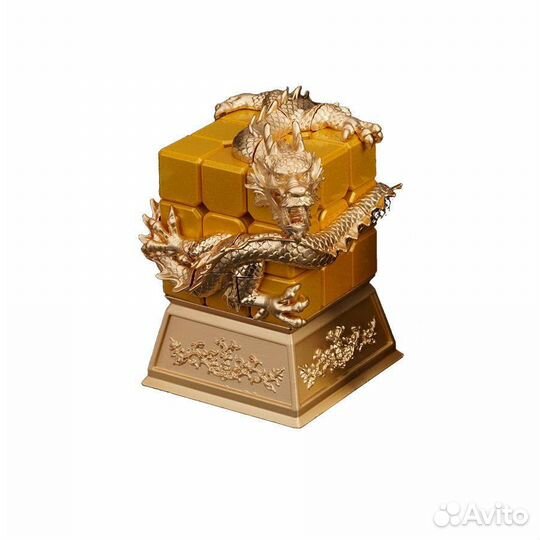 Коллекционный кубик рубика Dragon Metal Cube 3х3