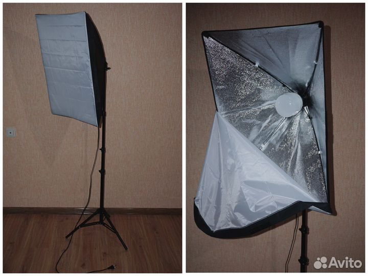 Софтбокс с лампой 40вт