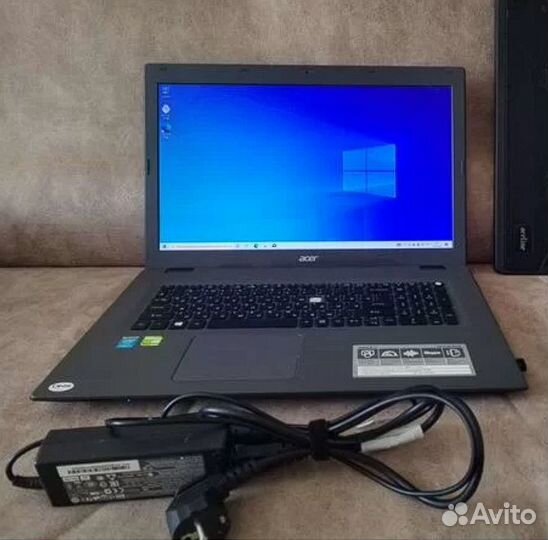 Ноутбук i7 acer диагональ 17 дюймов игровой SSD