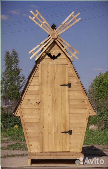Дачный туалет с установкой Ч434