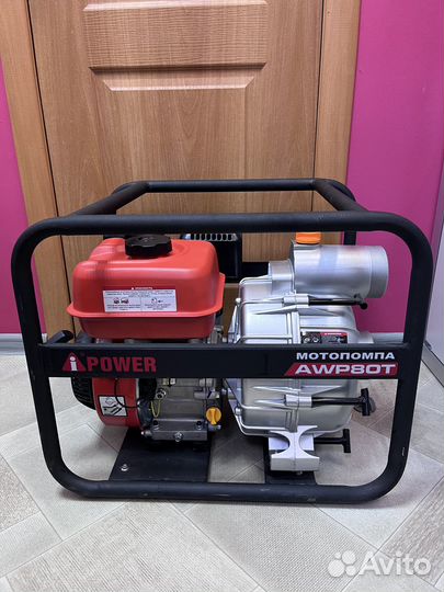Бензиновая мотопомпа грязная вода A-iPower AWP80Т