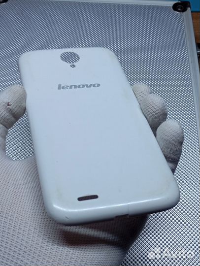 Lenovo A859. Задняя крышка. Белая. Оригинал