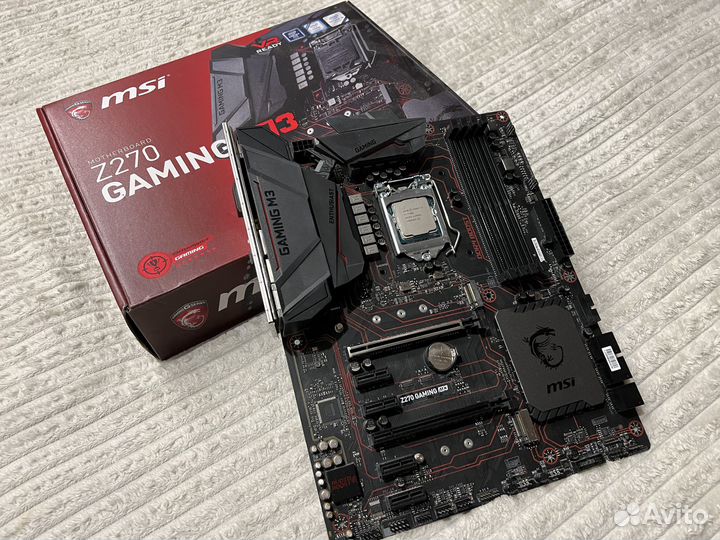 Материнская плата MSI z270 gaming m3 сокет LGA1151
