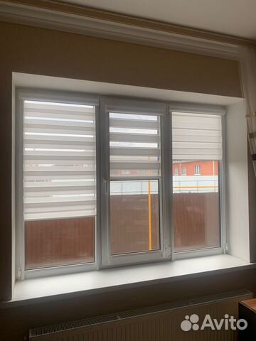 Рулонные шторы зебра