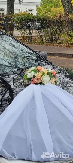 Свадебный декор на машину