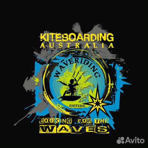 Футболка для Кайтсерферов Esoteric LookWaves D.Gre