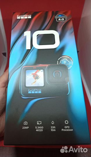 Новая GoPro Hero 10 Black Edition, запакована