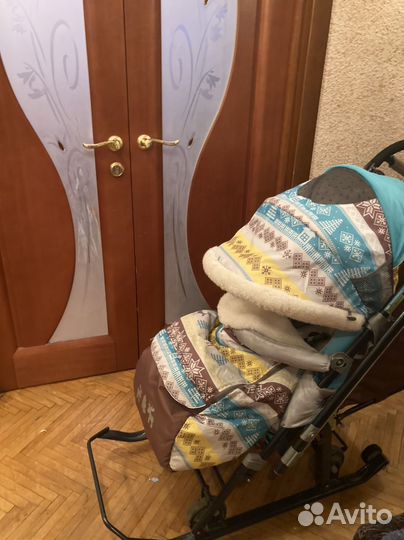 Санки коляска ника 7 8