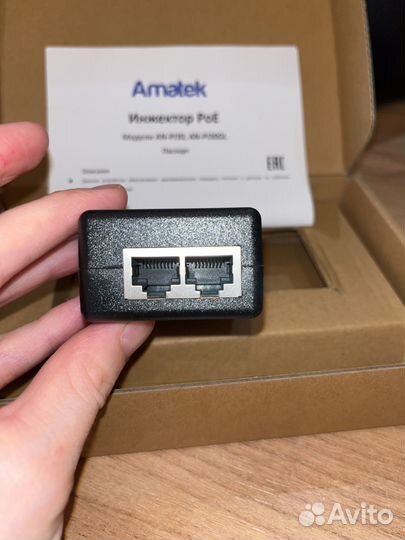 Инжектор PoE Amatek