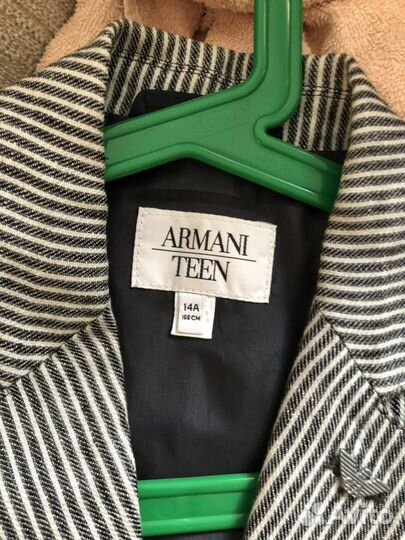 Пиджак armani оригинальный, рост 164