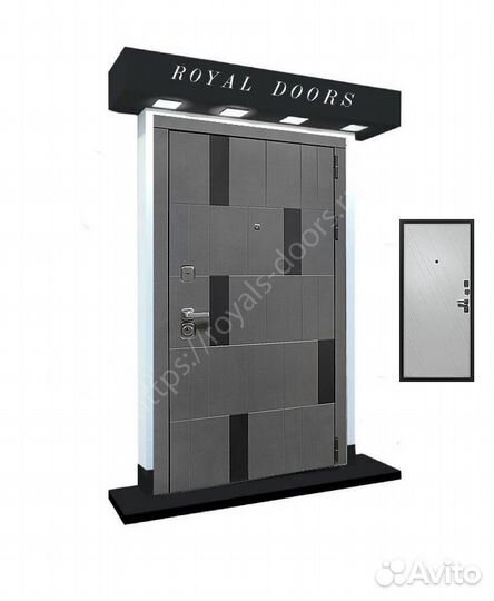 Металлическая входная дверь мдф