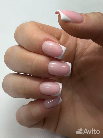 Наращивание ногтей 2 ч. ман+покр гель лаком 1:30