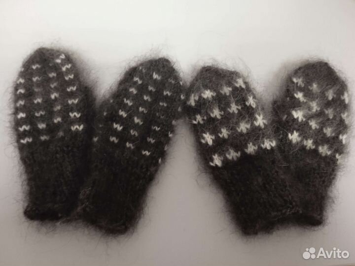 Варежки пуховые