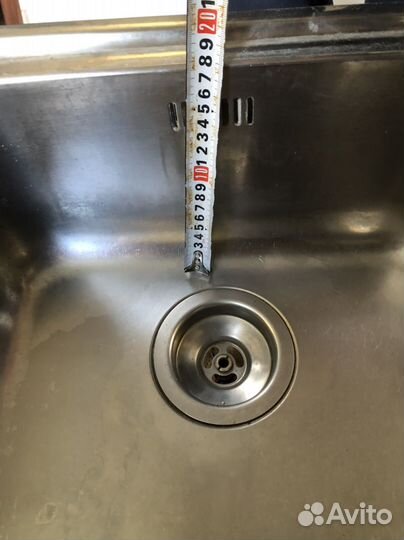 Мойка из нержавейки двойная бу