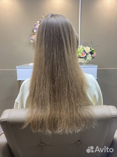 Наращивание волос микрокапсульное