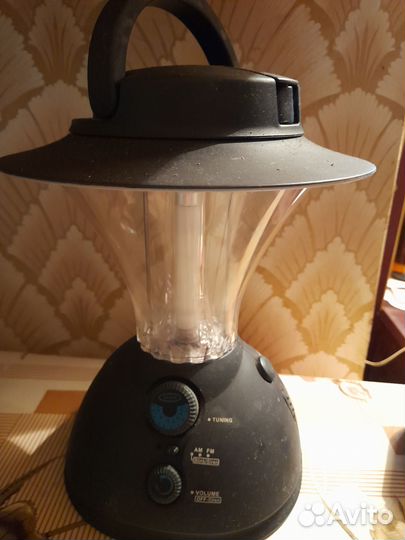 Фонарь с радио и сиреной