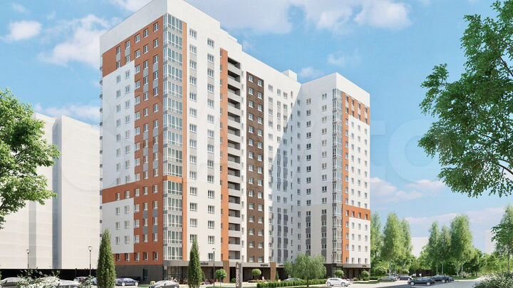 2-к. квартира, 61,2 м², 3/16 эт.