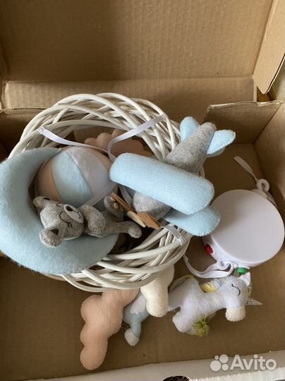 Детский мобиль ручной работы