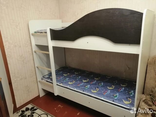 Кровать двухъярусная цвет: Венге